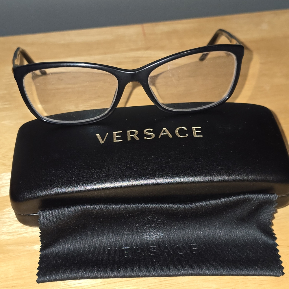 Versace Women's Black Eyewear Versace VE3186 Eyeglasses